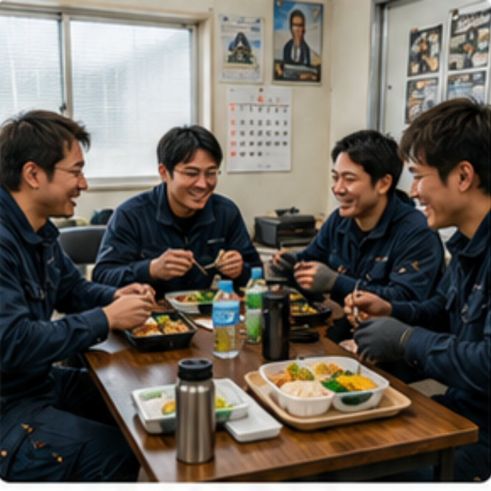 みんなで昼メシ